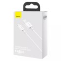 Baseus Baseus Superior kabel USB - Lightning 2,4A 1 m Biały (CALYS-A02)