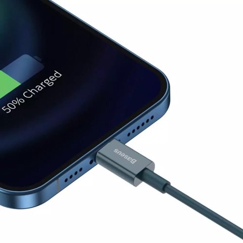 Baseus Baseus Superior kabel USB - Lightning 2,4A 2 m Niebieski (CALYS-C03) Baseus Baseus Superior kabel USB - Lightning 2,4A 2 m Niebieski (CALYS-C03)