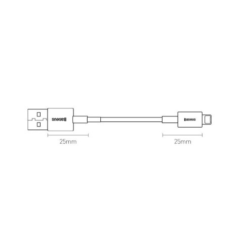 Baseus Baseus Superior kabel USB - Lightning 2,4A 2 m Niebieski (CALYS-C03) Baseus Baseus Superior kabel USB - Lightning 2,4A 2 m Niebieski (CALYS-C03)