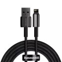 Baseus Baseus Tungsten kabel USB - Lightning 2,4 A 2 m czarny (CALWJ-A01)