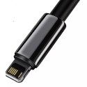 Baseus Baseus Tungsten kabel USB - Lightning 2,4 A 2 m czarny (CALWJ-A01)