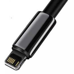 Baseus Baseus Tungsten kabel USB - Lightning 2,4 A 2 m czarny (CALWJ-A01)