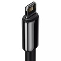 Baseus Baseus Tungsten kabel USB - Lightning 2,4 A 2 m czarny (CALWJ-A01)