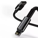 Baseus Baseus Tungsten kabel USB - Lightning 2,4 A 2 m czarny (CALWJ-A01)