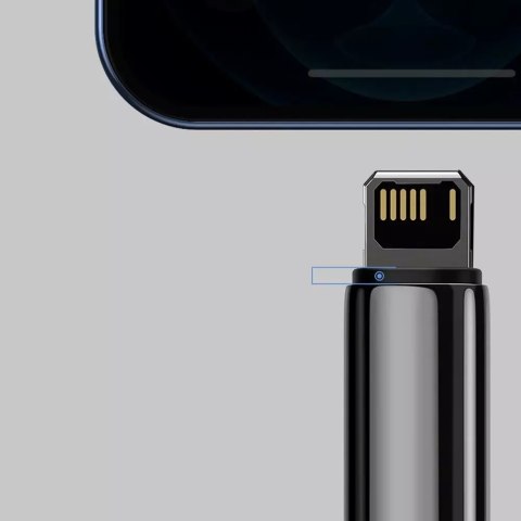 Baseus Baseus Tungsten kabel USB - Lightning 2,4 A 2 m czarny (CALWJ-A01) Baseus Baseus Tungsten kabel USB - Lightning 2,4 A 2 m czarny (CALWJ-A01)