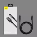 Baseus Baseus Tungsten kabel USB - Lightning 2,4 A 2 m czarny (CALWJ-A01)