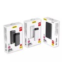 Dudao Dudao pojemny powerbank z 3 wbudowanymi kablami 20000mAh USB Typ C + micro USB + Lightning czarny (Dudao K6Pro+)