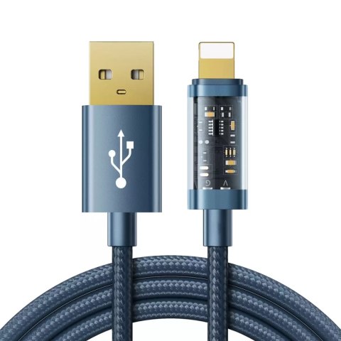Joyroom Joyroom kabel USB - Lightning do ładowania / transmisji danych 2,4A 20W 1,2m niebieski (S-UL012A12) Joyroom Joyroom kabel USB - Lightning do ładowania / transmisji danych 2,4A 20W 1,2m niebieski (S-UL012A12)
