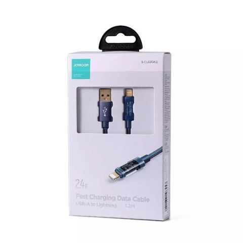 Joyroom Joyroom kabel USB - Lightning do ładowania / transmisji danych 2,4A 20W 1,2m niebieski (S-UL012A12) Joyroom Joyroom kabel USB - Lightning do ładowania / transmisji danych 2,4A 20W 1,2m niebieski (S-UL012A12)