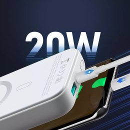 Joyroom Joyroom powerbank 10000mAh 20W Power Delivery Quick Charge magnetyczna ładowarka bezprzewodowa Qi 15W do iPhone kompatybilna z M
