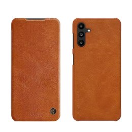 Nillkin Nillkin Qin skórzana kabura etui Samsung Galaxy A13 5G brązowy