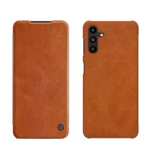 Nillkin Nillkin Qin skórzana kabura etui Samsung Galaxy A13 5G brązowy Nillkin Nillkin Qin skórzana kabura etui Samsung Galaxy A13 5G brązowy