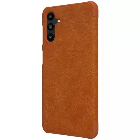Nillkin Nillkin Qin skórzana kabura etui Samsung Galaxy A13 5G brązowy Nillkin Nillkin Qin skórzana kabura etui Samsung Galaxy A13 5G brązowy