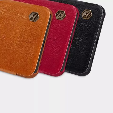 Nillkin Nillkin Qin skórzana kabura etui Samsung Galaxy A13 5G brązowy Nillkin Nillkin Qin skórzana kabura etui Samsung Galaxy A13 5G brązowy
