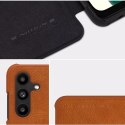 Nillkin Nillkin Qin skórzana kabura etui Samsung Galaxy A13 5G brązowy