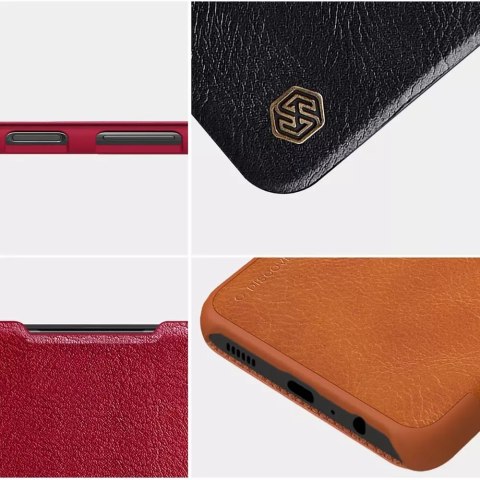 Nillkin Nillkin Qin skórzana kabura etui Samsung Galaxy A13 5G brązowy Nillkin Nillkin Qin skórzana kabura etui Samsung Galaxy A13 5G brązowy