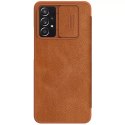 Nillkin Nillkin Qin skórzana kabura etui Samsung Galaxy A73 brązowy