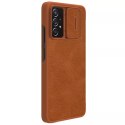 Nillkin Nillkin Qin skórzana kabura etui Samsung Galaxy A73 brązowy