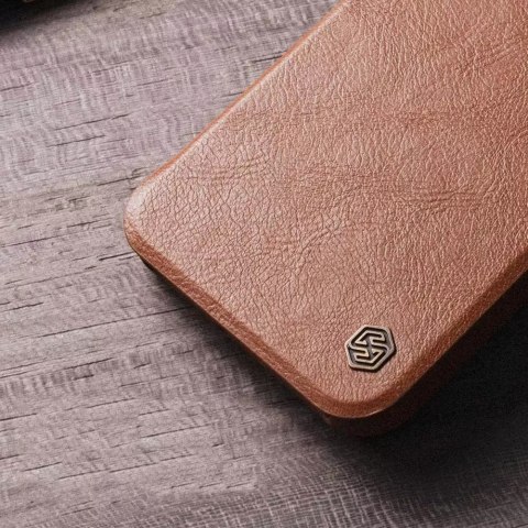 Nillkin Nillkin Qin skórzana kabura etui Samsung Galaxy A73 brązowy Nillkin Nillkin Qin skórzana kabura etui Samsung Galaxy A73 brązowy