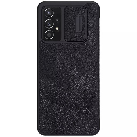 Nillkin Nillkin Qin skórzana kabura etui Samsung Galaxy A73 czarny Nillkin Nillkin Qin skórzana kabura etui Samsung Galaxy A73 czarny
