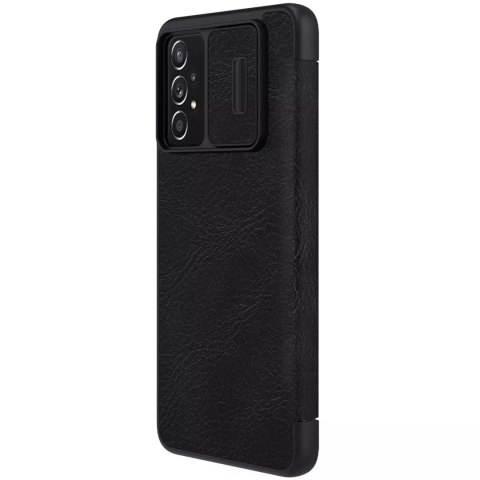 Nillkin Nillkin Qin skórzana kabura etui Samsung Galaxy A73 czarny Nillkin Nillkin Qin skórzana kabura etui Samsung Galaxy A73 czarny