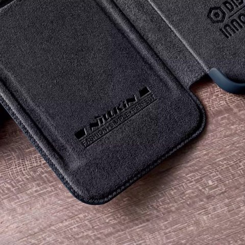 Nillkin Nillkin Qin skórzana kabura etui Samsung Galaxy A73 czarny Nillkin Nillkin Qin skórzana kabura etui Samsung Galaxy A73 czarny