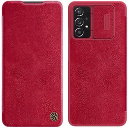 Nillkin Nillkin Qin skórzana kabura etui Samsung Galaxy A73 czerwony