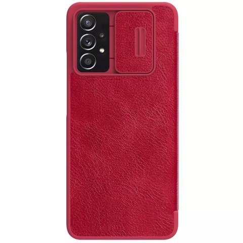 Nillkin Nillkin Qin skórzana kabura etui Samsung Galaxy A73 czerwony Nillkin Nillkin Qin skórzana kabura etui Samsung Galaxy A73 czerwony