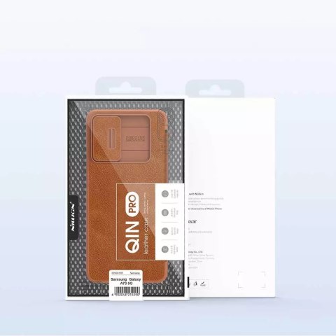 Nillkin Nillkin Qin skórzana kabura etui Samsung Galaxy A73 czerwony Nillkin Nillkin Qin skórzana kabura etui Samsung Galaxy A73 czerwony