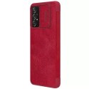 Nillkin Nillkin Qin skórzana kabura etui Samsung Galaxy A73 czerwony