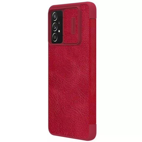 Nillkin Nillkin Qin skórzana kabura etui Samsung Galaxy A73 czerwony Nillkin Nillkin Qin skórzana kabura etui Samsung Galaxy A73 czerwony
