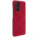 Nillkin Nillkin Qin skórzana kabura etui Samsung Galaxy A73 czerwony