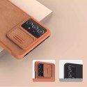 Nillkin Nillkin Qin skórzana kabura etui Samsung Galaxy A73 czerwony