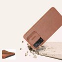 Nillkin Nillkin Qin skórzana kabura etui Samsung Galaxy A73 czerwony