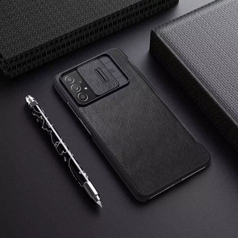 Nillkin Nillkin Qin skórzana kabura etui Samsung Galaxy A73 czerwony Nillkin Nillkin Qin skórzana kabura etui Samsung Galaxy A73 czerwony