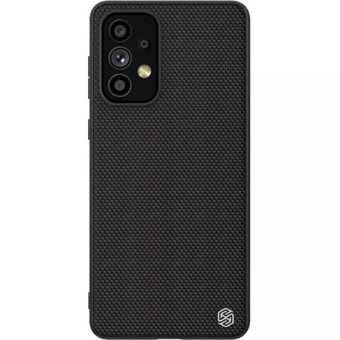 Nillkin Nillkin Textured Case wytrzymałe wzmocnione etui z żelową ramką i nylonem na tyle Samsung Galaxy A73 czarny Nillkin Nillkin Textured Case wytrzymałe wzmocnione etui z żelową ramką i nylonem na tyle Samsung Galaxy A73 czarny