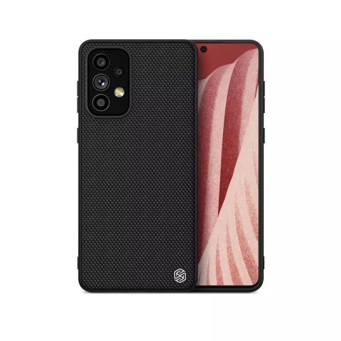 Nillkin Nillkin Textured Case wytrzymałe wzmocnione etui z żelową ramką i nylonem na tyle Samsung Galaxy A73 czarny Nillkin Nillkin Textured Case wytrzymałe wzmocnione etui z żelową ramką i nylonem na tyle Samsung Galaxy A73 czarny