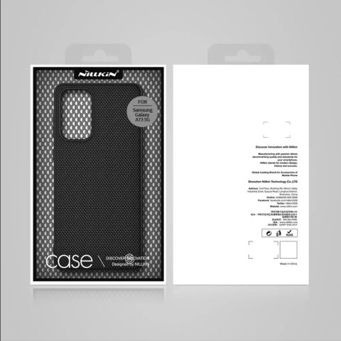 Nillkin Nillkin Textured Case wytrzymałe wzmocnione etui z żelową ramką i nylonem na tyle Samsung Galaxy A73 czarny Nillkin Nillkin Textured Case wytrzymałe wzmocnione etui z żelową ramką i nylonem na tyle Samsung Galaxy A73 czarny