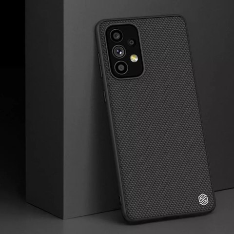 Nillkin Nillkin Textured Case wytrzymałe wzmocnione etui z żelową ramką i nylonem na tyle Samsung Galaxy A73 czarny Nillkin Nillkin Textured Case wytrzymałe wzmocnione etui z żelową ramką i nylonem na tyle Samsung Galaxy A73 czarny