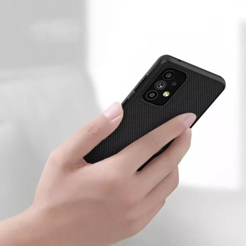 Nillkin Nillkin Textured Case wytrzymałe wzmocnione etui z żelową ramką i nylonem na tyle Samsung Galaxy A73 czarny Nillkin Nillkin Textured Case wytrzymałe wzmocnione etui z żelową ramką i nylonem na tyle Samsung Galaxy A73 czarny
