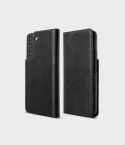 Ringke Ringke Folio Signature skórzane etui z klapką do Samsung Galaxy S22+ (S22 Plus) czarny (FSS118R262)