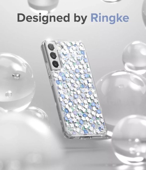 Ringke Ringke Fusion Design pancerne etui pokrowiec z żelową ramką Samsung Galaxy S22+ (S22 Plus) przezroczysty (Floral) (F593R31) Ringke Ringke Fusion Design pancerne etui pokrowiec z żelową ramką Samsung Galaxy S22+ (S22 Plus) przezroczysty (Floral) (F593R31)