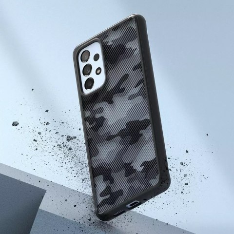 Ringke Ringke Fusion Matte etui pokrowiec z żelową ramką Samsung Galaxy A73 czarny Ringke Ringke Fusion Matte etui pokrowiec z żelową ramką Samsung Galaxy A73 czarny