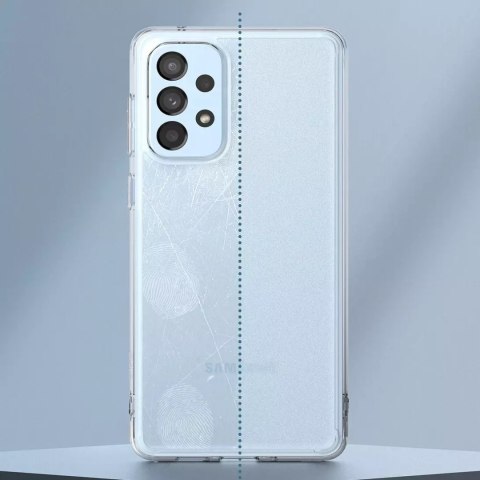 Ringke Ringke Fusion Matte etui pokrowiec z żelową ramką Samsung Galaxy A73 półprzezroczysty Ringke Ringke Fusion Matte etui pokrowiec z żelową ramką Samsung Galaxy A73 półprzezroczysty