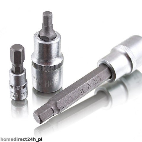 Bituxx KLUCZE IMBUSOWE NASADKI 1/2" 1/4" ZESTAW Bituxx KLUCZE IMBUSOWE NASADKI 1/2" 1/4" ZESTAW