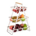ELITEHOFF KOSZYK PIĘTROWY NA OWOCE PIECZYWO LOFT E-8178