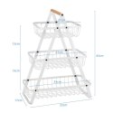 ELITEHOFF KOSZYK PIĘTROWY NA OWOCE PIECZYWO LOFT E-8178