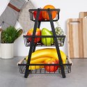 VILDE KOSZYK PIĘTROWY NA OWOCE PRZYPRAWY LOFT 229097