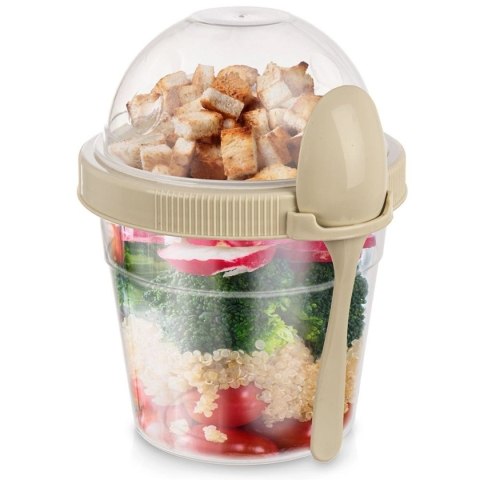 ORION KUBEK POJEMNIK 400 ml Z ŁYŻECZKĄ NA JOGURT MUSLI SAŁATKĘ 121783 ORION KUBEK POJEMNIK 400 ml Z ŁYŻECZKĄ NA JOGURT MUSLI SAŁATKĘ 121783