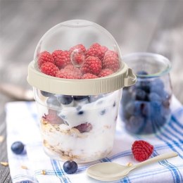 ORION KUBEK POJEMNIK 400 ml Z ŁYŻECZKĄ NA JOGURT MUSLI SAŁATKĘ 121783